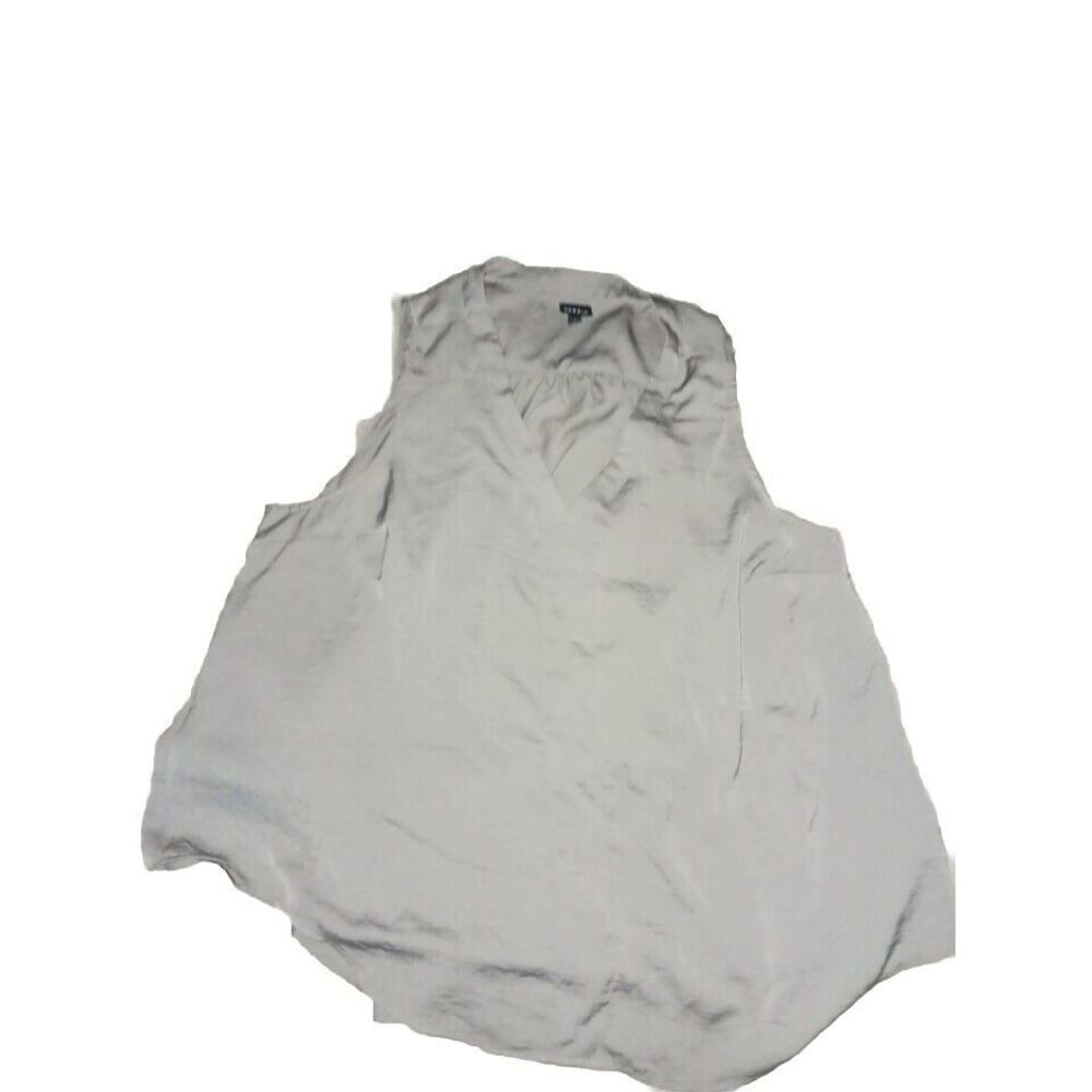Torrid Plus Size Women's Top Size 3X Muted Shades Of Grey Boho Careercore Comfy